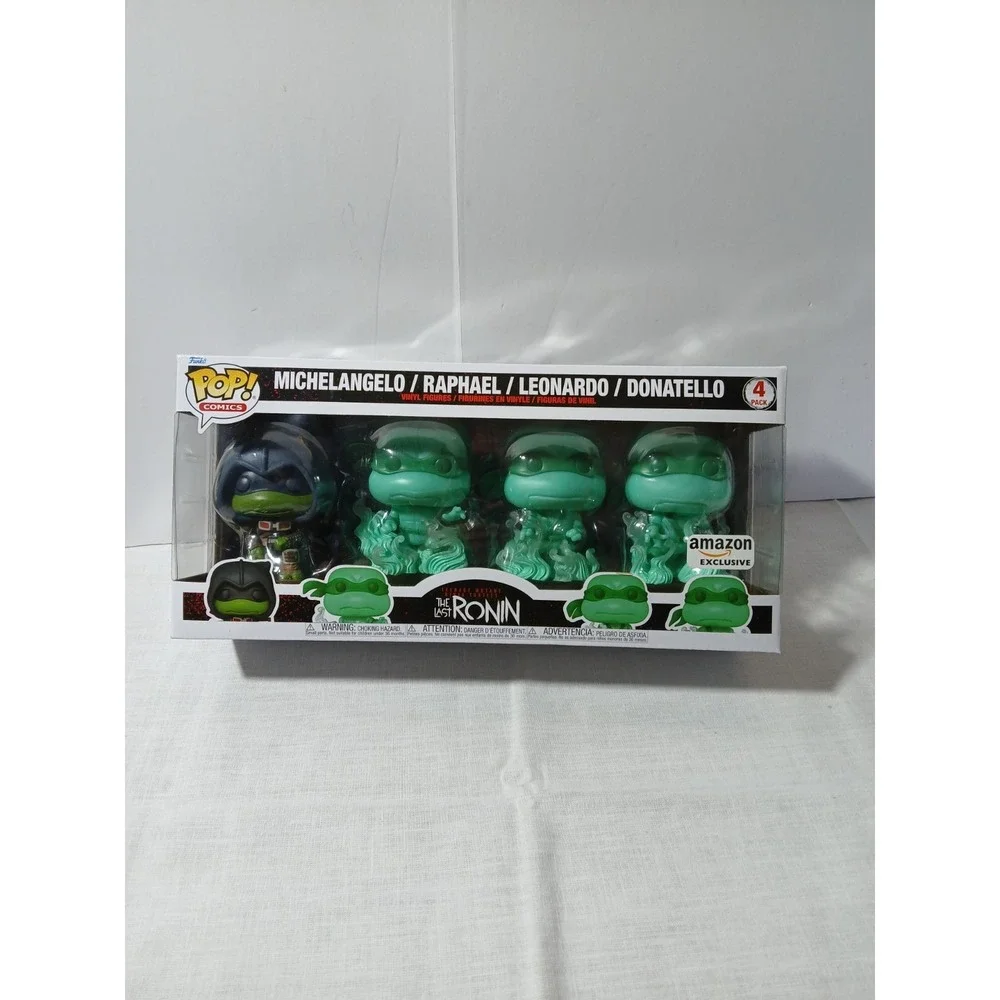 Funko Pop! Comics Teenage Mutant Ninja Turtles The Last Ronin 4-pack GITD Amazon